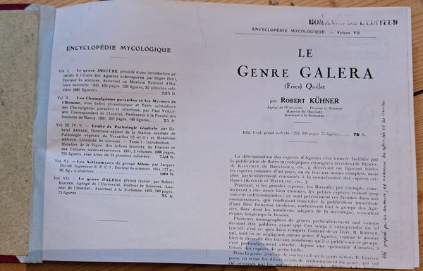 KÜHNER, R. - Le genre Galera (Kopie)